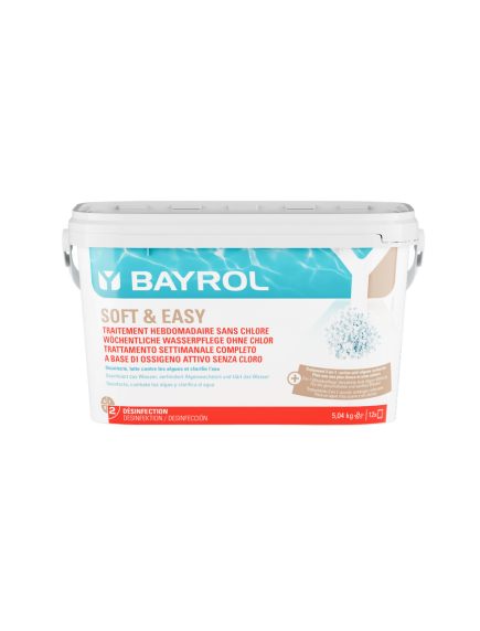 Baseinų priežiūros priemonė BE CHLORO Soft & Easy, 4,48 kg Baseinų priežiūros priemonė BE CHLORO Soft & Easy, 4,48 kg