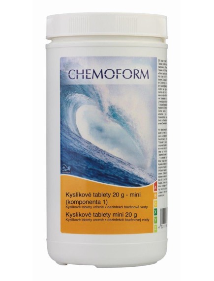 Aktyvaus deguonies tabletės CHEMOFORM Aquablanc O2 (20 g), 1 kg