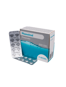 Vandens testavimo tabletės Phenolred fotometrui, pH nustatymui, 10 tablečių