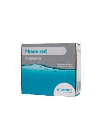Vandens testavimo tabletės Phenolred fotometrui, pH nustatymui, 10 tablečių