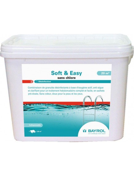 Baseinų priežiūros priemonė BE CHLORO Soft & Easy, 5.04 kg 