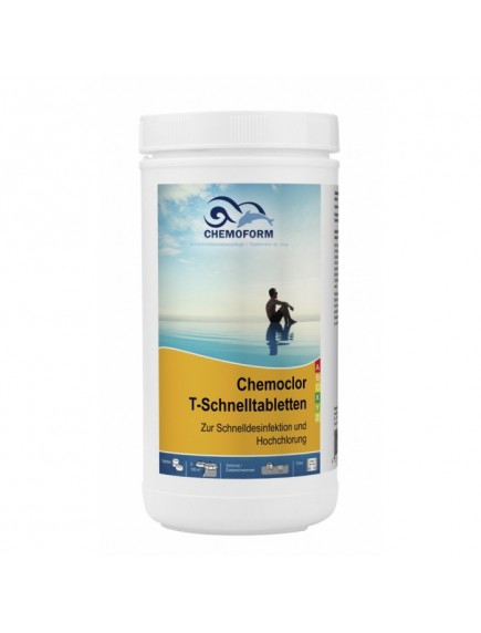 Greito tirpimo chloras Chemoclor T-Tabletės (20 g), 1 kg