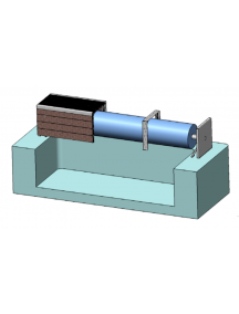 Uždengimo mechanizmas su Relazzo apdaila, montuojamas ant baseino krašto <3.00 m.