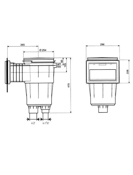 Skimeris 17,5 L STANDARD