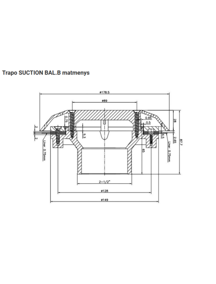 Baseino trapas SUCTION