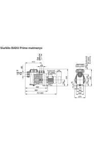 Cirkuliacinis vandens siurblys BADU Prime 25 m3/h