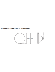 LED lemputė  SeaMAID balta PAR 56