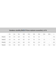 Cirkuliacinis vandens siurblys BADU Prime 30 m3/h