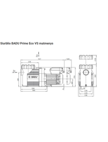 Cirkuliacinis vandens siurblys BADU Prime Eco VS, 28 m3/h