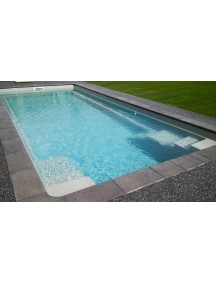 Compass Pool kompozitinis baseinas su keramikiniu sluoksniu FUN 100, 4.00x10.00x1.50m