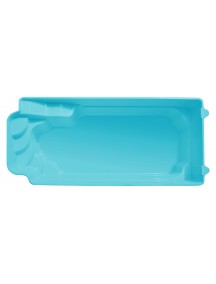 Stiklo pluošto baseinas AquaFiber Kefalina 3.70 x 9.50 x 1.50 m (baltas arba mėlynas)