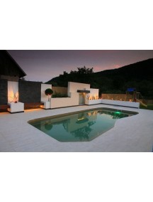 Compass Pool kompozitinis baseinas su keramikiniu sluoksniu Riverina 106, 3.78x10.62x1.04-1.88m