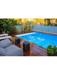 Compass Pool kompozitinis baseinas su keramikiniu sluoksniu XL Lounger 95, 4.06x9.52x1.50m