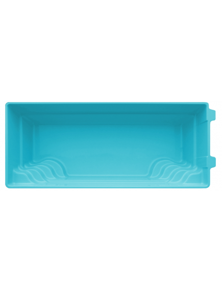 Stiklo pluošto baseinas AquaFiber Jamajka 3.10 x 7.00 x 1.50 m (baltas arba mėlynas)